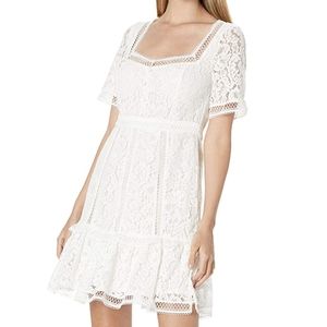 French Connection white lace dress NWT